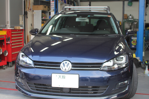 ゴルフ　ドア　ヘコミ　修理　デントリペア