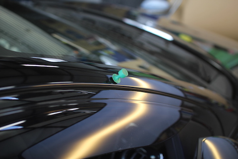 アルトワークス　ヘコミ　修理　デントリペア　ピラー