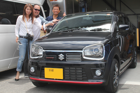 アルトワークス　ヘコミ　修理　デントリペア　ピラー