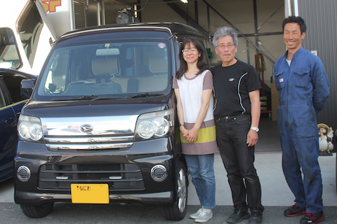 キャラバン　フロントガラス　飛び石　修理　ウインドリペア