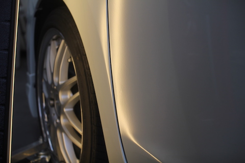 ソリオ　ドア　ヘコミ　修理　デントリペア