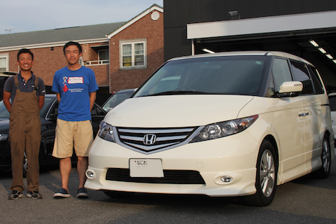 エリシオン　ヘコミ　修理　ドア　デントリペア