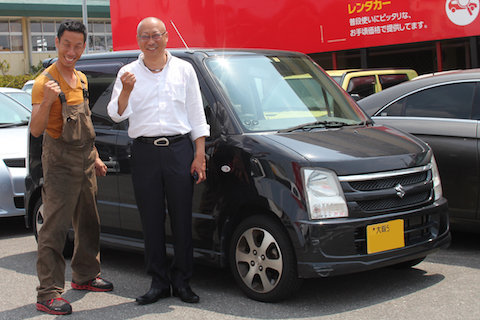 ワゴンR　フロントガラス　飛び石　修理　ウインドリペア