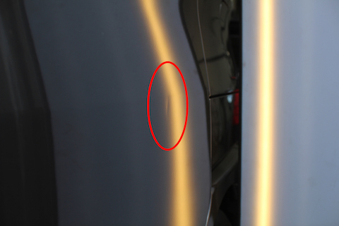 ソリオ　ヘコミ　修理　デントリペア　ドア