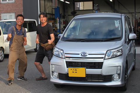 ムーブ　ドア　ヘコミ　修理　デントリペア