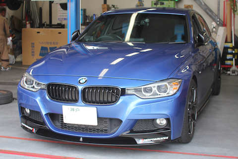 BMW　Mスポーツ　デントリペア　ドア　ヘコミ　修理