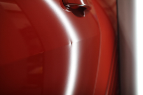 カマロ SS ドア ヘコミ 修理 デントリペア