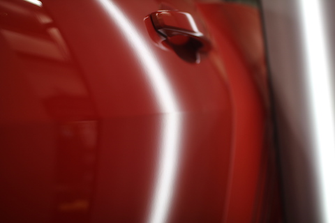 カマロ SS ドア ヘコミ 修理 デントリペア