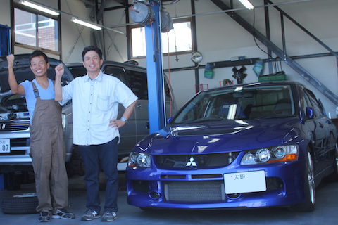 ランサー　ヘコミ　修理　デントリペア　ドア