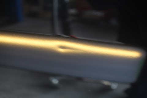 デリカ D5 ヘコミ　修理　デントリペア　ドア