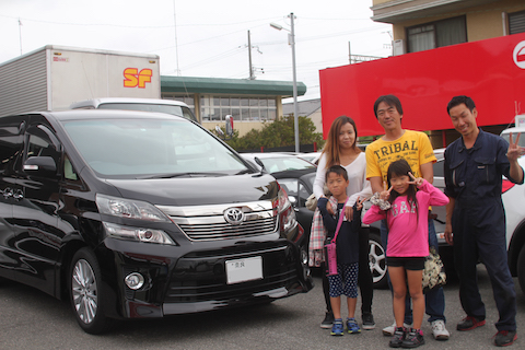 フロントガラス　飛び石　修理　ウインドリペア　ヴェルファイア