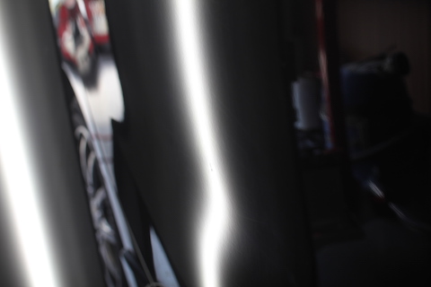 Nワゴン　ヘコミ　修理　デントリペア　ドア