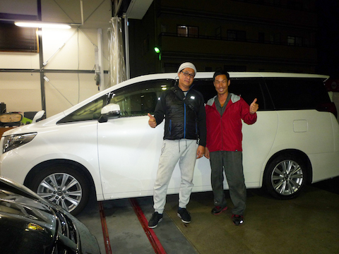 ヴェルファイア　フロントガラス　飛び石　修理　ウインドリペア