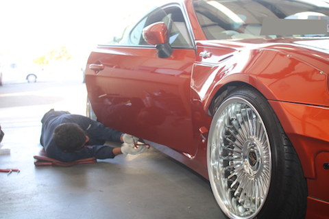 86　へこみ　修理　デントリペア　ドア