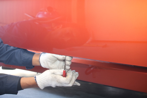 86　へこみ　修理　デントリペア　ドア