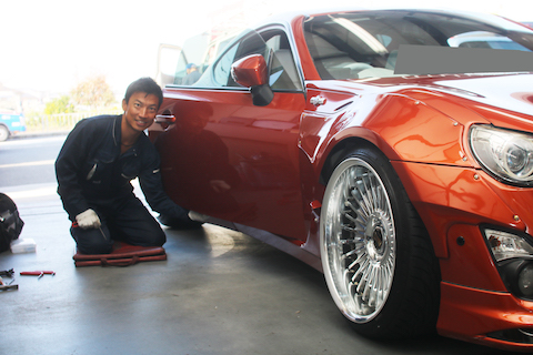 86　へこみ　修理　デントリペア　ドア