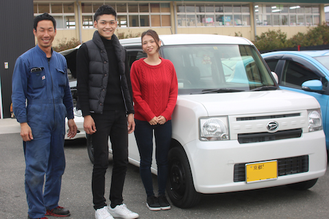 コンテ　フロントガラス　飛び石　修理　ウインドリペア