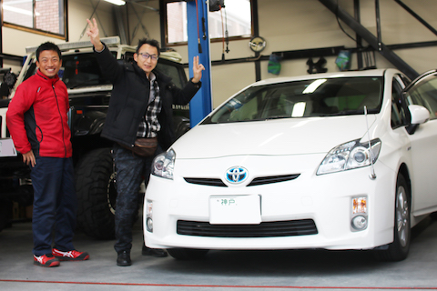 ヘコミ 修理 デントリペア プリウス