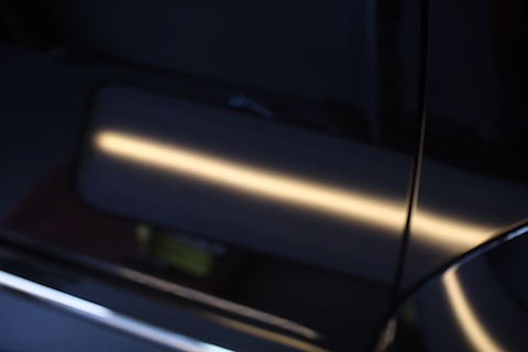 新車ワーゲンのヘコミを、塗装しないで新車の鉄板に元どおりに修理！