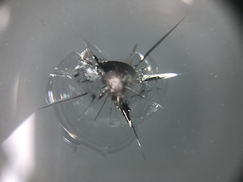 フロントガラスの割れのリペア時間はたったの40分〜