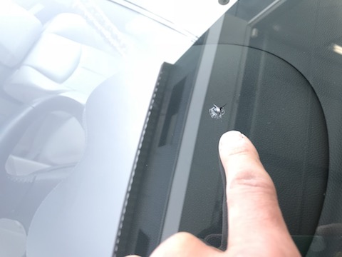 フロントガラスの割れのリペア時間はたったの40分〜