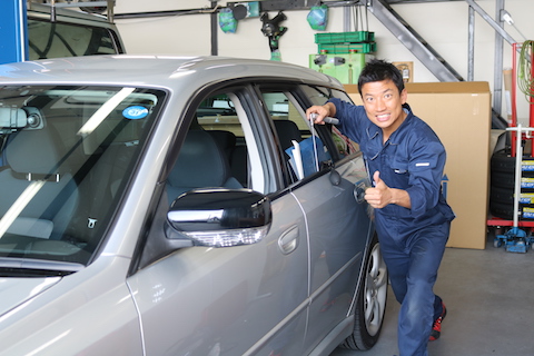 駐車場で防止出来ないドアパンチの修理を一番良い方法で直します！