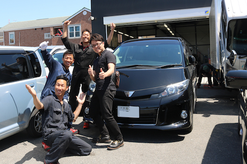 リアクォーターのヘコミ修理をデントリペア！