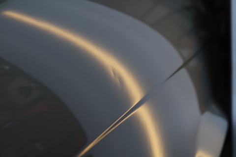 40年前の旧車にヘコミ、塗装しない修理のデントリペアが一番！