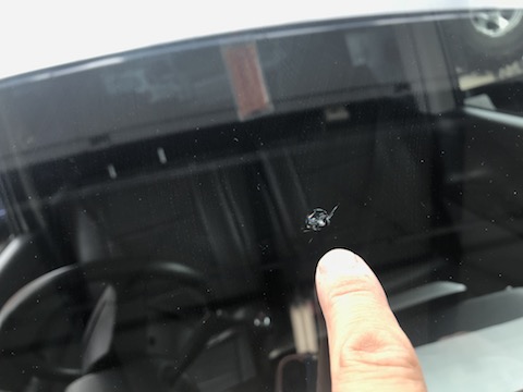 フロントガラスのヒビは、動かさなくても伸びて交換となってしまいます！