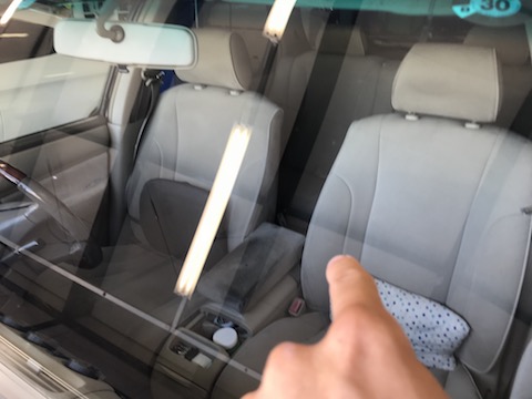 500円玉以上の飛び石の傷、断られたウインドリペアも直します！