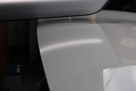 台風被害でヘコミ！塗装しないデントリペアで即日修理！！！