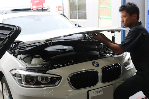 台風被害でヘコミ！塗装しないデントリペアで即日修理！！！