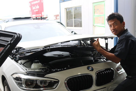 台風被害でヘコミ！塗装しないデントリペアで即日修理！！！