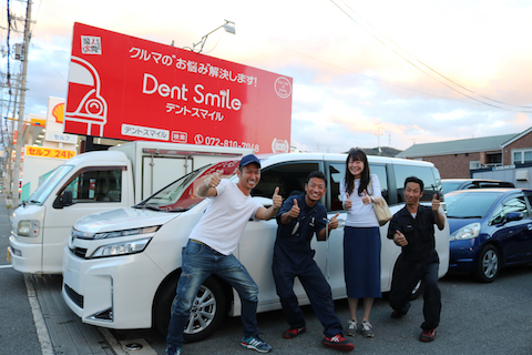 フロントガラスのウインドリペアは15,000円、40分で修理可能です！