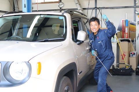 新車や特別仕様の色等、ヘコミ修理で色を塗りたく無い方にオススメ！