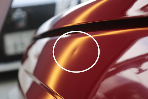 旧車のヘコミ修理、塗装したくないお客様に一番良い方法をご用意しております！