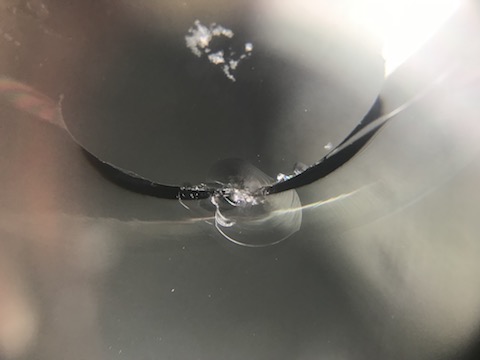 500円玉以上の飛び石の傷、直せないと断られた傷を直します！