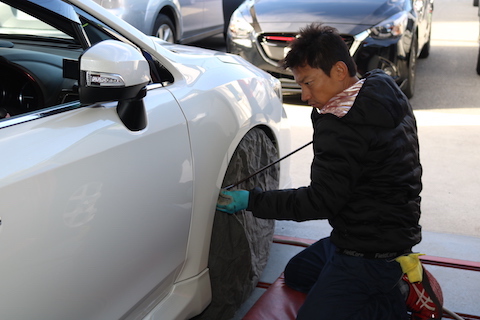 口コミ以上、期待を超える車のヘコミ直しにお客様も大満足！