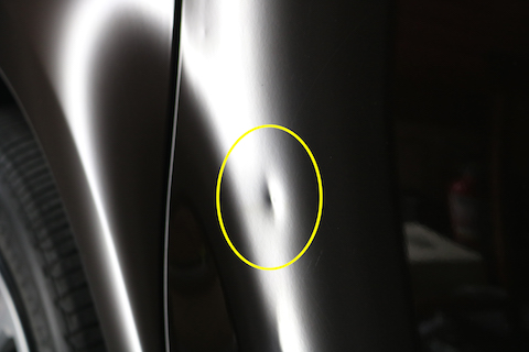 ヘコミ修理で塗装したくない、オリジナル塗装を守りたいお客様の為のデントリペア！