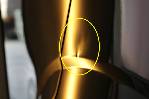 高速で1時間半！遠方でもヘコミ修理を任せたいと、嬉しいリピーター様のご依頼！