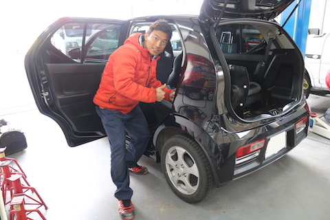 高速で1時間半！遠方でもヘコミ修理を任せたいと、嬉しいリピーター様のご依頼！