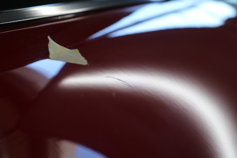 名車のヘコミ修理も、デントリペアが一番良い修理方法！