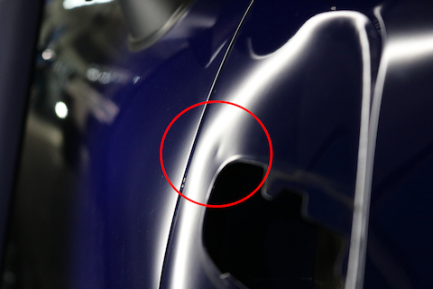 ココもヘコミ修理が可能？！思った以上にデントリペアの凹み修理出来ます！