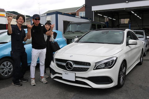 ベンツのフロントガラス修理、15,000円・40分~で直します！