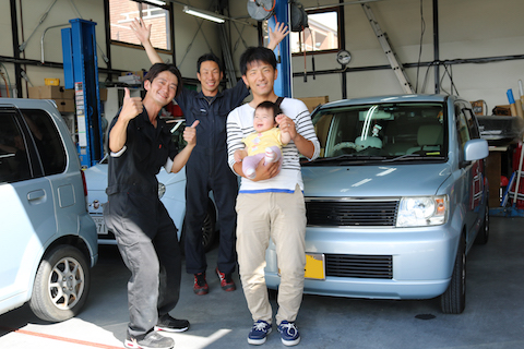 フロントガラス修理を断られ滋賀からのご依頼、大阪のデントスマイルが直します！