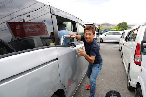 新車を納車1週間でドアパンチ被害！塗装したくないお客様のご期待にお答えします！