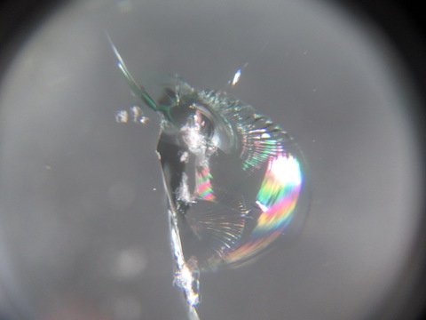 フロントガラスのヒビ割れは、駐車中でも傷が伸びます！早めの修理がオススメ！