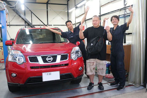 フロントガラス被害にあったその日に修理します！