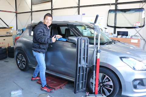 『すごいっ！、綺麗に直っている！！』デントリペアでヘコミが消える感動を体験してください！