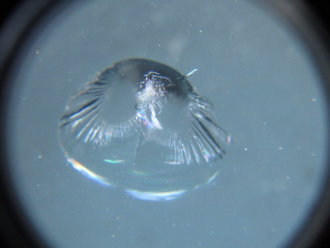 それは汚れじゃない！フロントガラスがヒビ割れしています！